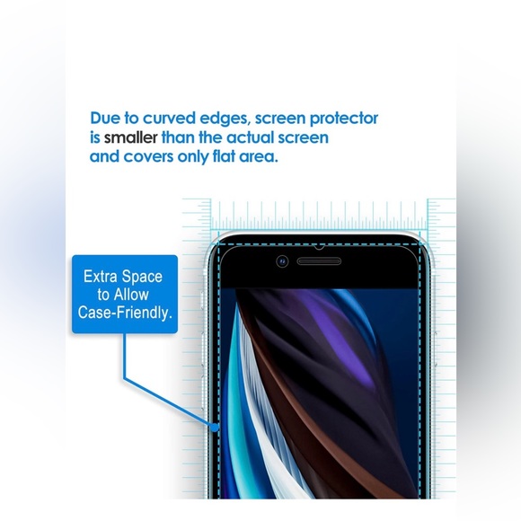 JETech Screen Protector Pack of 3 NIB - Picture 6 of 8